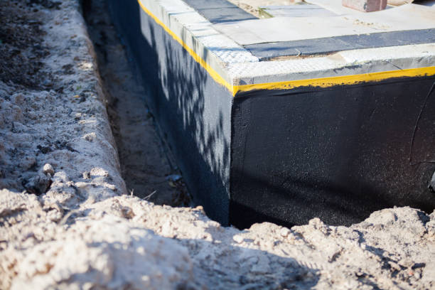 Professional Foundation Crack Repair technician working in Fraser, MI